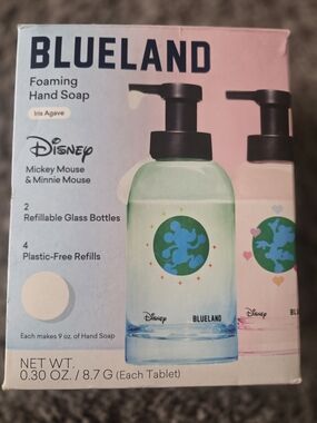 Disney Blueland Foaming Hand Soap Kit - Green & Pink Bottles